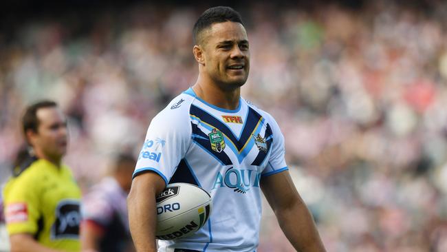 Jarryd Hayne’s future at the Titans is uncertain.