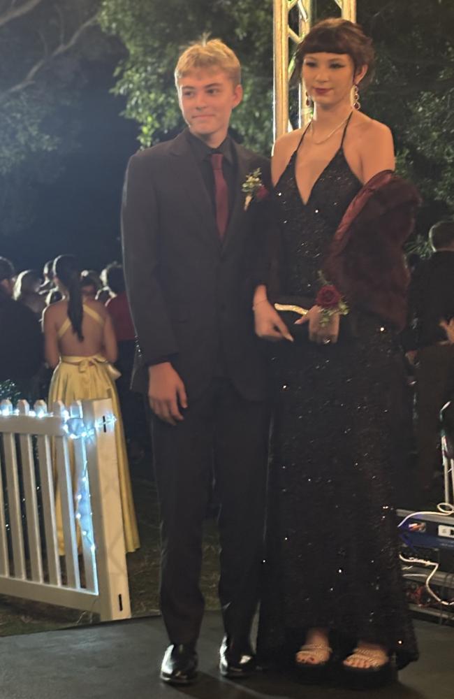 The students of Hervey Bay State High School enjoy their formal.