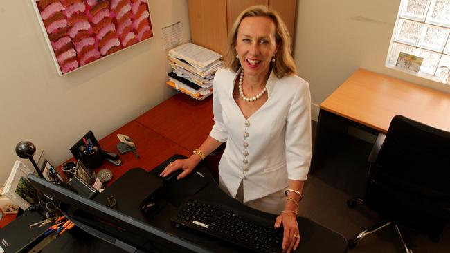 ‘I probably do move more,’ says lawyer Rosey Batt, who prefers standing at her desk. Picture: Kelly Barnes.