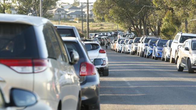 Commuters are forced to park long distances from the station, clogging streets with cars with people walking down roads with no footpaths or lighting at night.