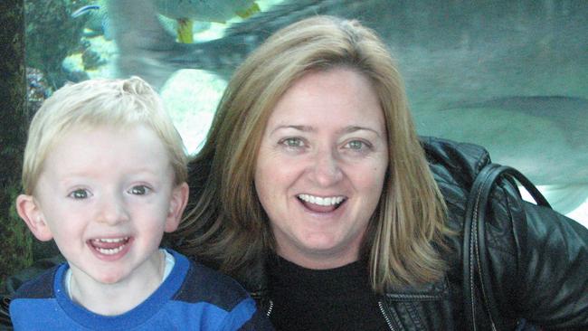 Lachlan Bond and his mother Erica Bond. Picture: Facebook