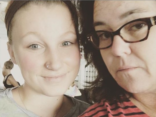 O'Donnell with her daughter Chelsea during happier times. Picture: Instagram