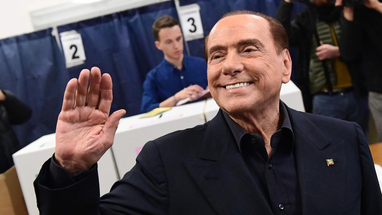 Former Italian leader Silvio Berlusconi made headlines when details of his infamous ‘bunga bunga’ parties first leaked. Picture: Miguel Medina/AFP Photo