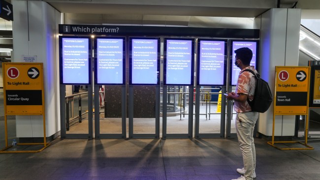 Limited services will be back up and running on Tuesday with one train every 30 minutes while some lucky passengers will get one every 15 minutes. Picture: NCA Newswire / Gaye Gerard
