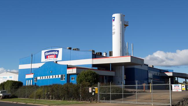 Homestyle Bake's main production lines and offices are located at 85 Warwick St, Toowoomba.