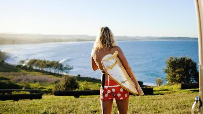 Heading to the water at Lennox Head. Photo: Destination NSW