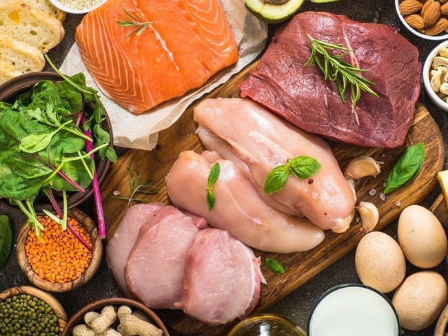 Lean meats, eggs and pulses are good protein sources.