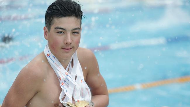 This week’s JSS nominee Ricky Betar shows off some of his medals.