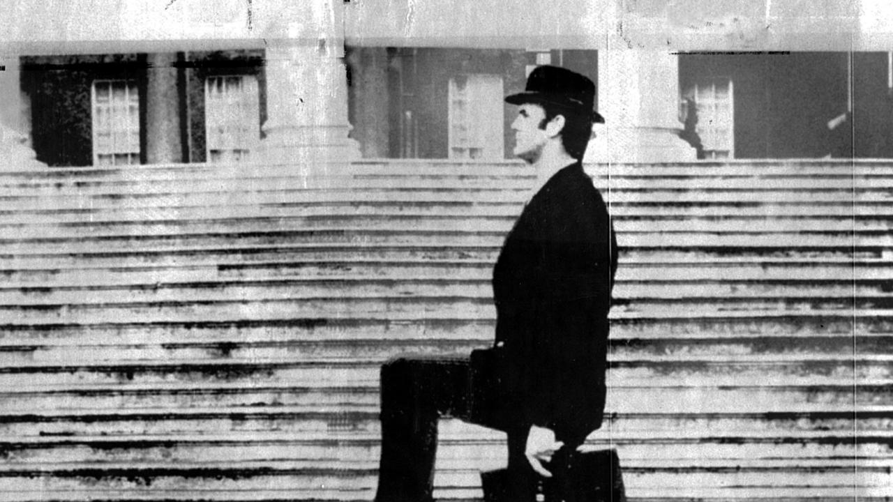 John Cleese in Monty Python’s Flying Circus skit 'Ministry of Silly Walks' (1970).