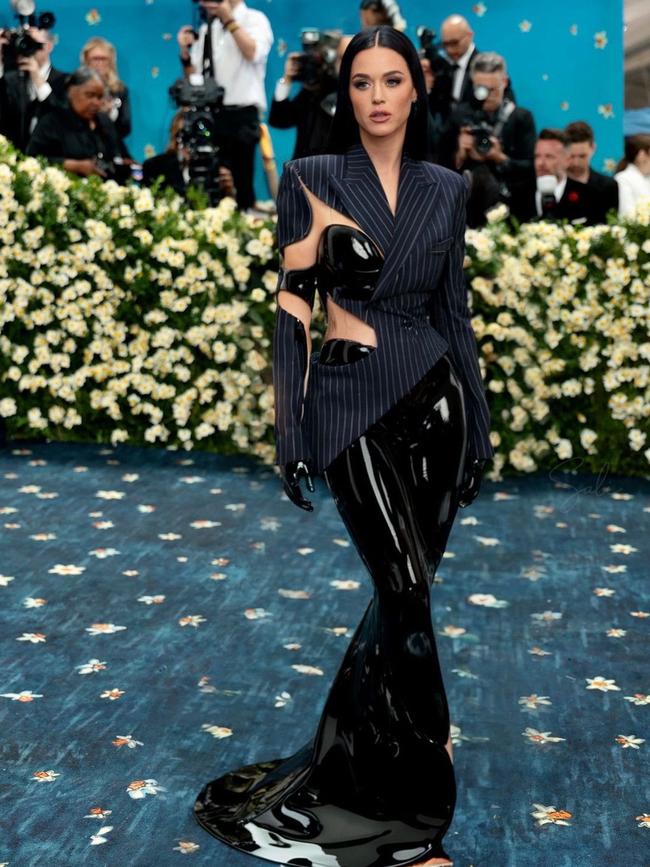 A.I. pictures of Katy Perry at the Met Gala.