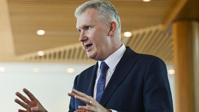 Workplace Relations Minister Tony Burke says consultation on IR reforms continue but the government will stick with the ‘principle’ it took the election. Picture: NCA NewsWire / Martin Ollman