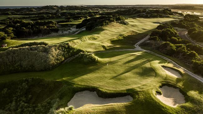 Bougle Run, part of the Barnbougle golf resort in Bridport, Tasmania. Picture: Will Watt