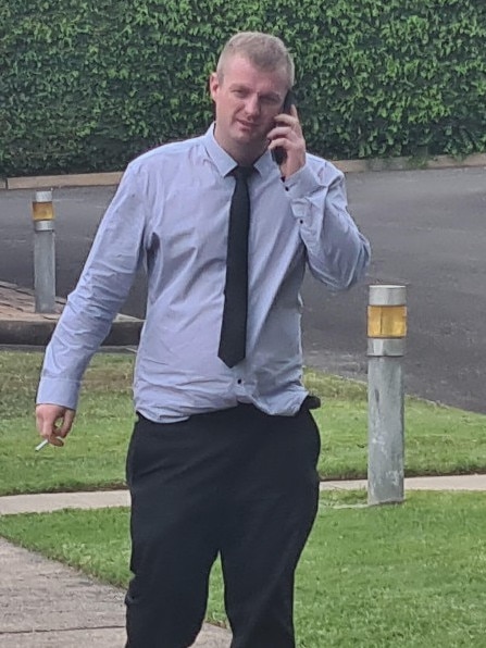 Zac James Thorp-Millard was sentenced in the Adelaide District Court appearing via video link from Mount Gambier after a 2020 drive-by shooting. Picture: Jessica Ball