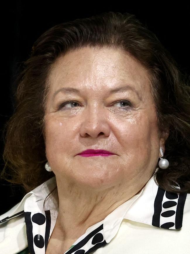 Gina Rinehart is worth around $46 billion. Picture: AFP