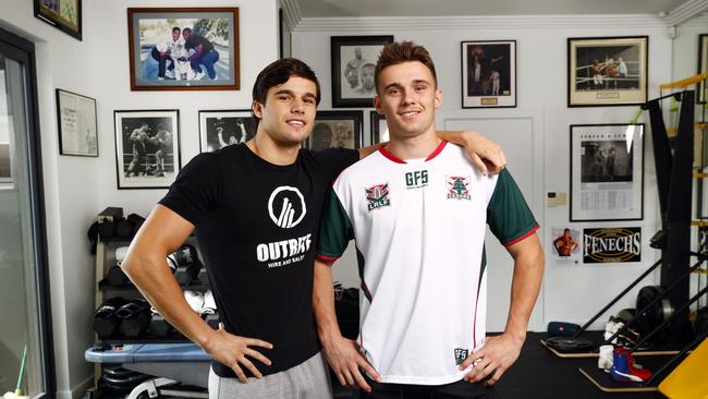 Brock Jarvis and Chaz Jarvis are rising up the ranks in their two sports. Picture: Richard Dobson