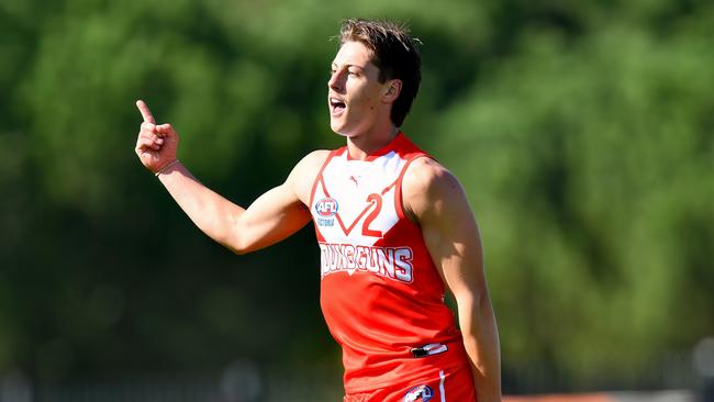 Tobyn Murray impressed for the Young Guns. Picture: Josh Chadwick/AFL Photos