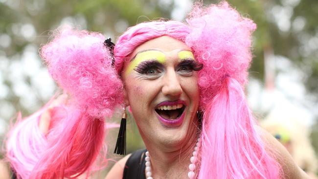 Sugar Cane AKA Brett Paradise is taking part in Sydney's 2017 Gay and Lesbian mardi gras festival. Picture: Mark Kolbe/Getty Images.