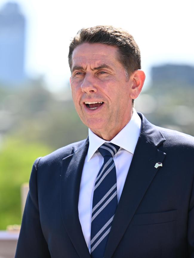 Queensland Deputy Premier and Treasurer Cameron Dick on Wednesday. Picture: Lyndon Mechielsen