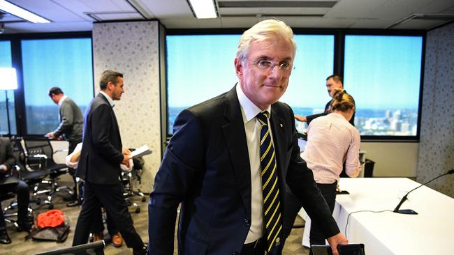 Outgoing FFA chairman Steven Lowy is responsible for a large chunk of the code’s sponsorship. Picture: Brendan Esposito