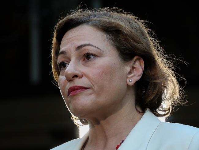 Former treasurer Jackie Trad after the release of the findings. Picture: David Kapernick/NewsWire