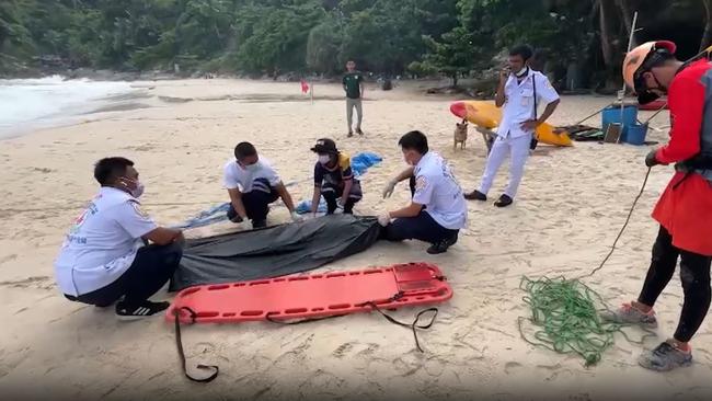 An Australian tourist was discovered dead floating face down in the waters off a beach in southern Thailand on Saturday morning. Picture: Asia Pacific Press