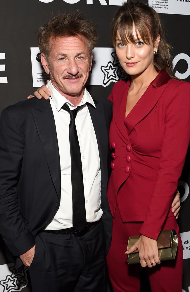 Sean Penn and Leila George have split after one year of marriage. Picture: Michael Kovac/Getty Images for CORE Gala