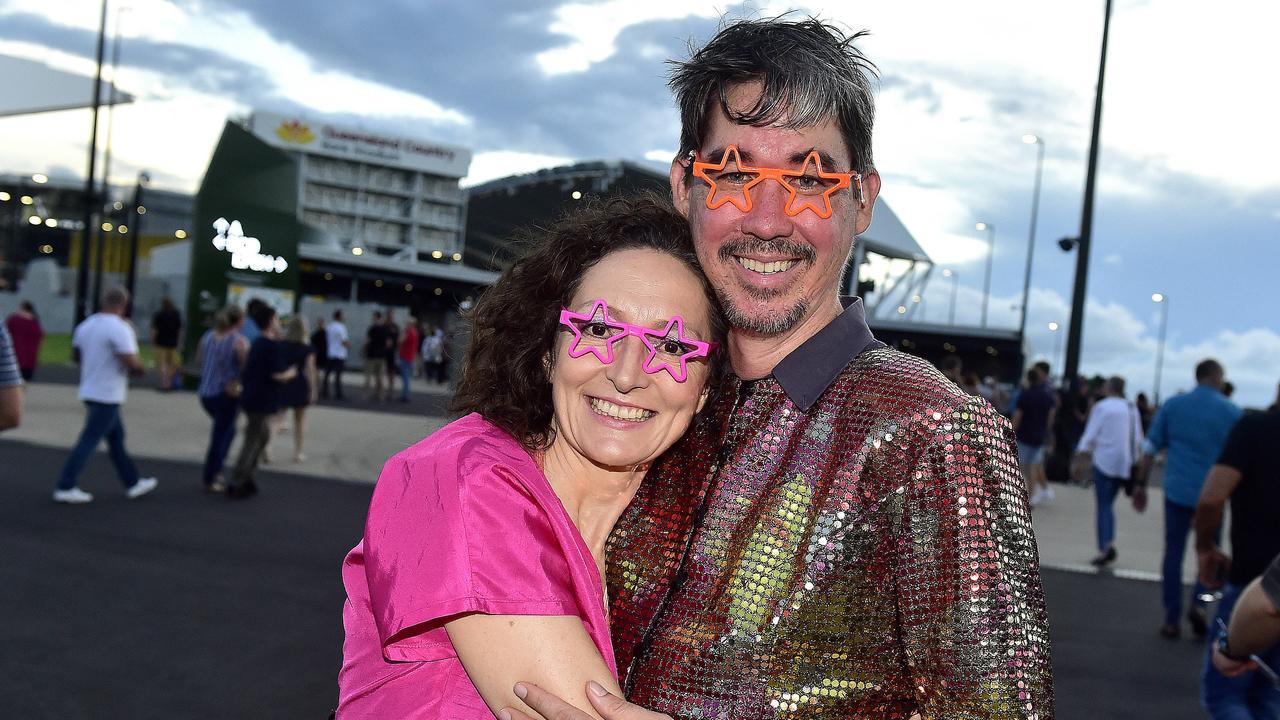 Natalie and Michael Bromage. Elton John performed at Queensland Country Bank Stadium, Townsville on 29 February 2020. PICTURE: MATT TAYLOR.