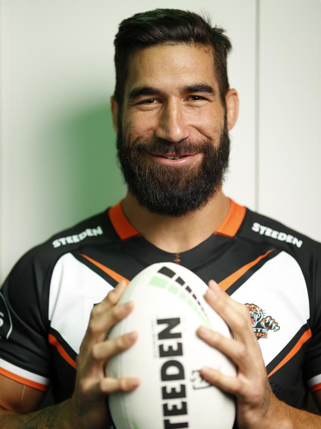 James Tamou will lead the Tigers for the remainder of the season. Picture: Jonathan Ng