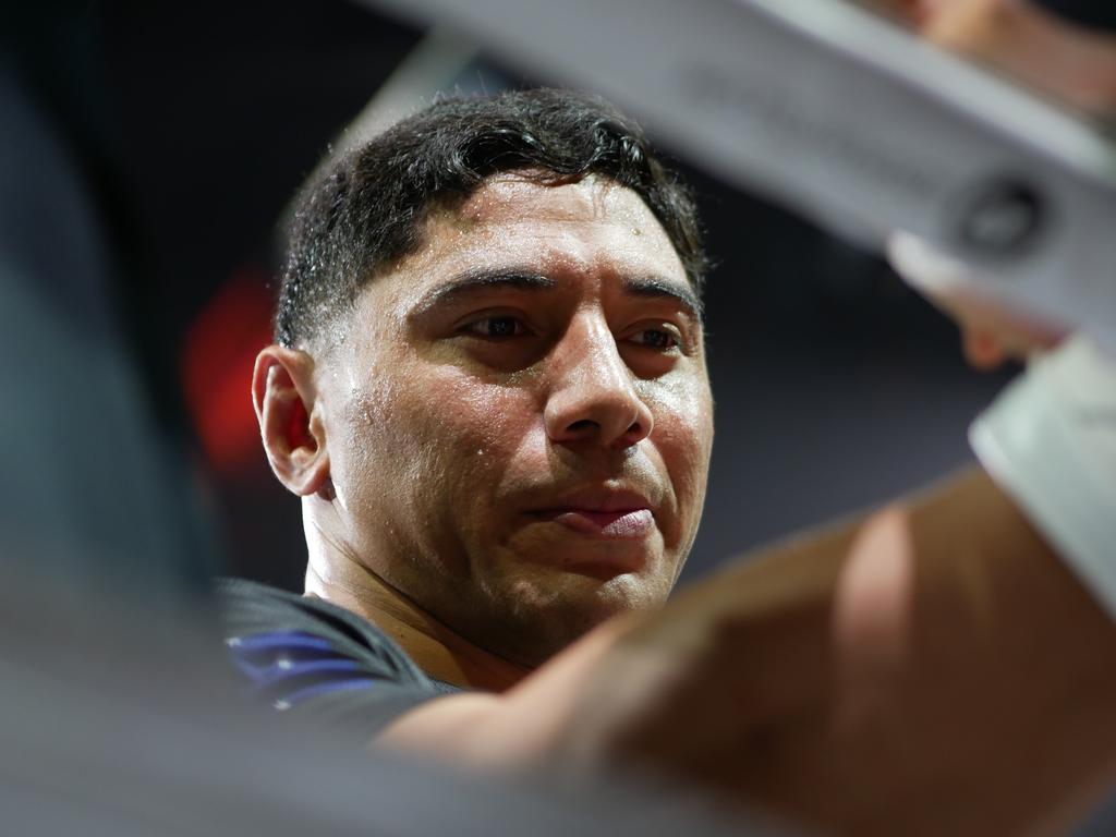 Jason Taumalolo at the Battle of the Reef fight night at the Townsville Entertainment and Convention centre, October 7 2023. Picture: Blair Jackson.