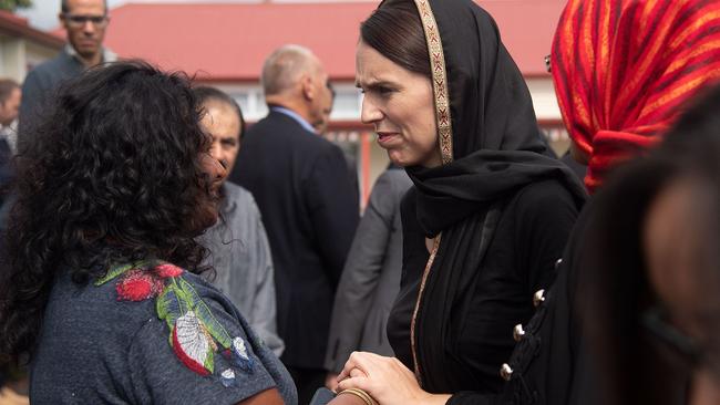 Ms Ardern has promised gun reform after the attack. Picture: AFP