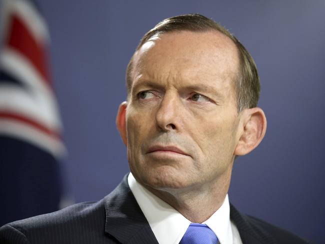 Former prime minister Tony Abbott talked about Australia’s energy crisis last week. Picture: AP Photo/Rick Rycroft