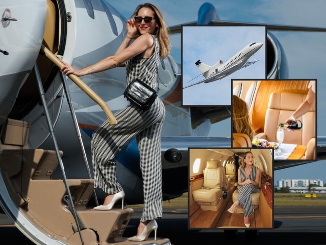 Take a peek inside the world of private jets.