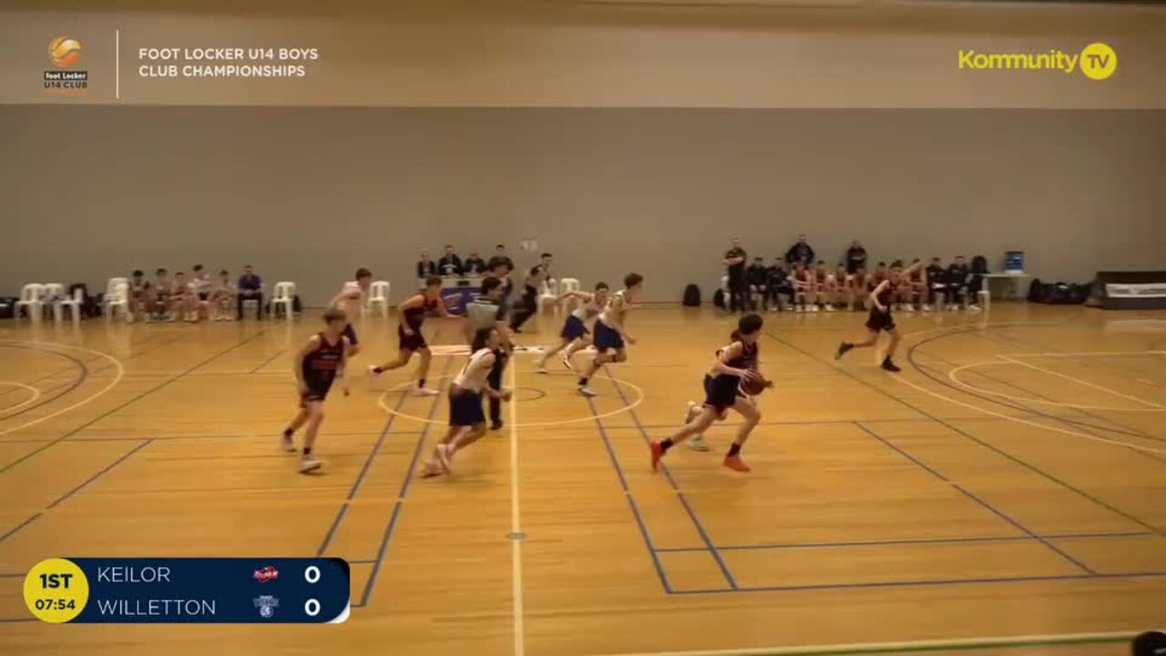 Replay: Keilor Thunder v Willetton Tigers (Boys Champs quarter) - 2024 Basketball Australia U14 Club Championships Day 4