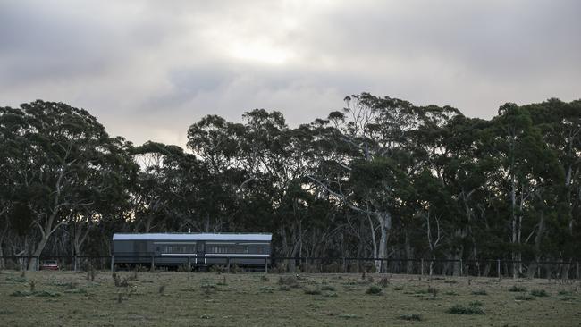 One of two accommodation trains at Redleaf Carriages. Picture: Dylan Robinson