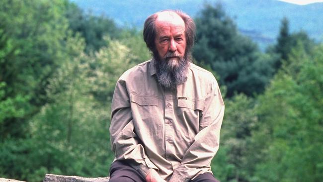 Nobel prize-winning writer and critic of Soviet regimes Aleksandr Solzhenitsyn.