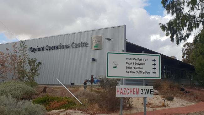 Playford Council’s operations centre at Davoren Park. Picture: Colin James