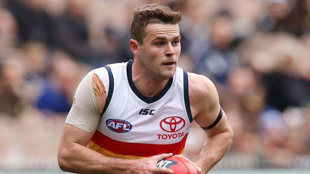 Adelaide's Brad Crouch has been linked to three rival clubs. Picture: Michael Klein