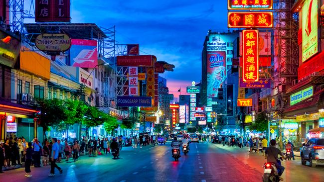 This year it is Bangkok for spice and sun.