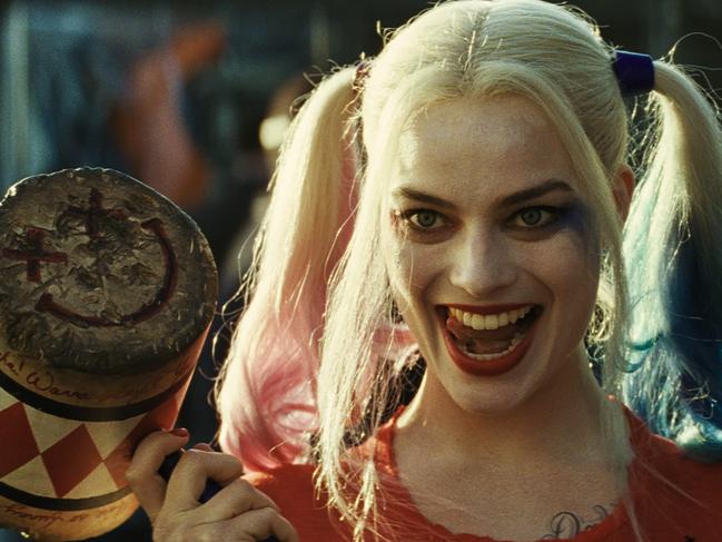 Margot Robbie as Harley Quinn in Suicide Squad.