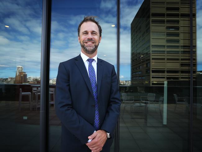 Brad Gale has just been named CEO of Wilson HTM Securities and Advisory, which is being spun out of listed entity Wilson Investment Group with a lot of help from Craigs, a New Zealand investment outfit. Photographed at his Sydney offices