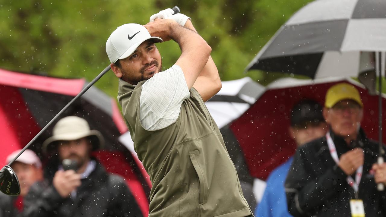 Jason Day is leading. (Photo by Gregory Shamus/Getty Images)