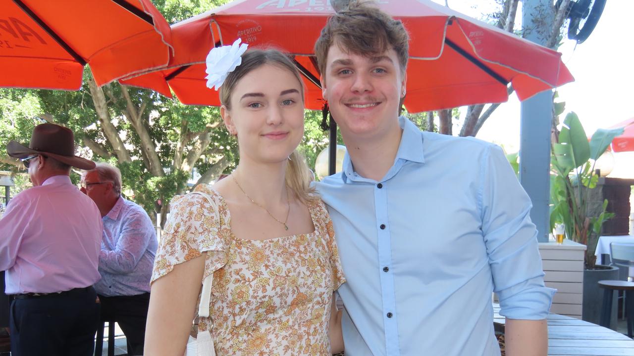 Matthew Kennedy and Willow Boyle at The Normanby on Melbourne Cup day.