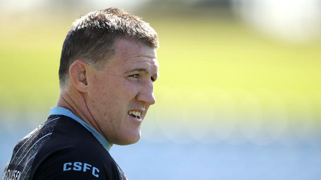 Paul Gallen is racing the clock to be fit for the Sharks. Picture: Getty Images