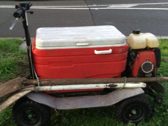 Mobile marijuana unit. Picture: Supplied/Facebook.