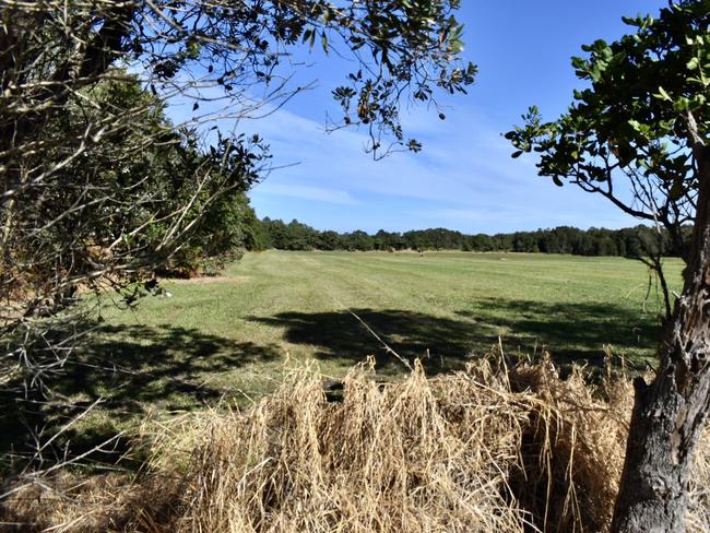 The site at 67 Skennars Head Rd in Skennars Head, opposite the Lennox Head soccer fields, where a seniors housing project has been approved.