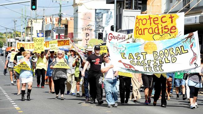 PROTEST: The Water 4 Life ride and protest march stretched from Heritage Rose Gardens to Queens Park, Maryborough and closed multiple roads in the area which ultimately affected some businesses. Picture: Valerie Horton