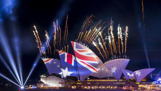 What’s a celebration without fireworks? Australia Day Live 2021. Picture: NSW government.