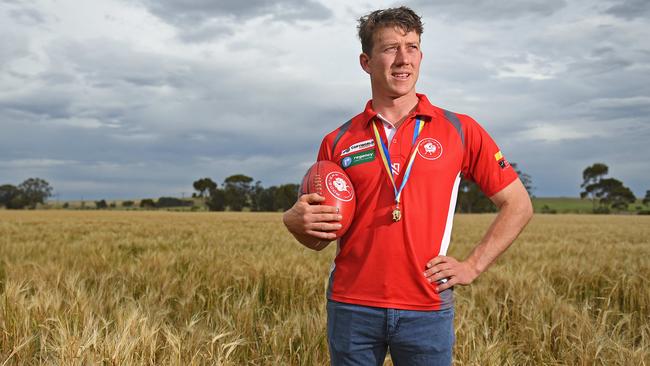 Campbell Combe is back home in Crystal Brook this season.Picture: Tom Huntley