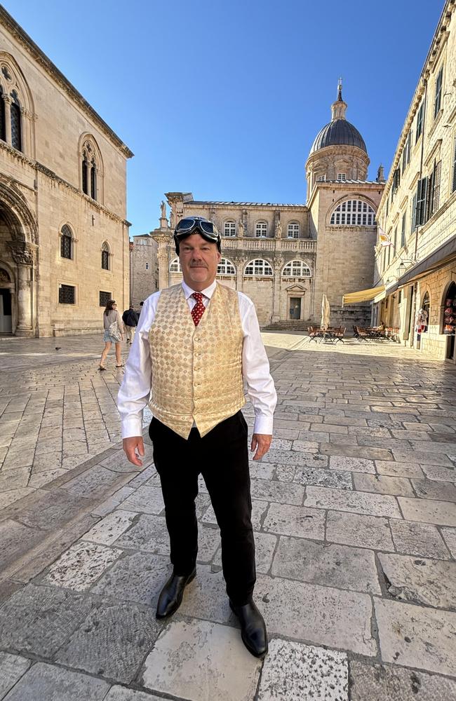 Matthew Benns in Dubrovnik where Game of Thrones was filmed.