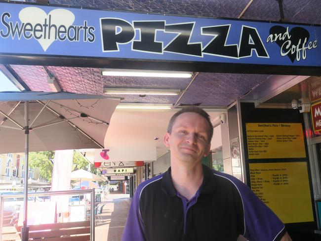 Owner of Sweethearts Pizza, Matthew Tratz.